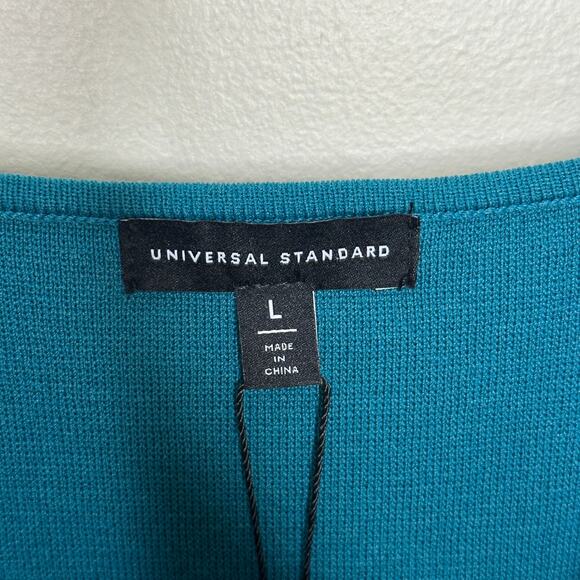 UNIVERSAL STANDARD Knitted Tank Dress Peacock Blue Sz 22/24 NWT {KK40} - Picture 4 of 6